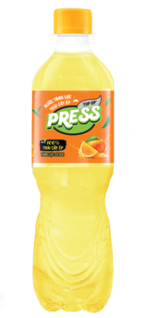 Energy Drink - Orange Fruit Juice TOP UP PRESS